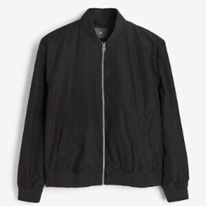 H&M  black bomber jacket M